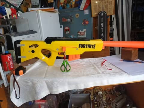 Nerf Fortnite BASR-L - Fusil Sniper + Chargeur + 5 fléchettes