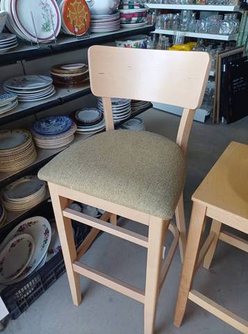 Chaise Haute / Tabouret de Bar Chêne "Bunny" - Modèle d'Expo