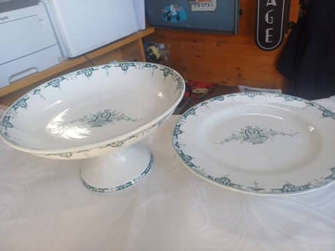 Lot 2 Serviteurs/Services à Gâteaux Vintage K&G Lunéville - Modèle LOIRET – photo 3