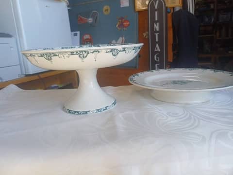 Lot 2 Serviteurs/Services à Gâteaux Vintage K&G Lunéville - Modèle LOIRET – photo 4