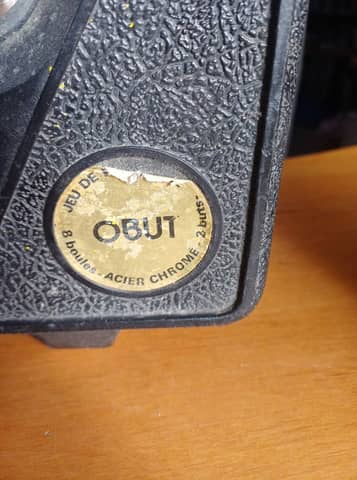 Mallette Coffret Pétanque OBUT Vintage Années 80 - Déco Rétro / Loisirs – photo 6