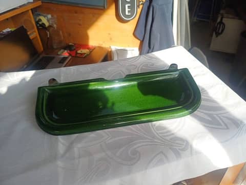 Bavette / Repose-Cendres Fonte Émaillée Verte - Poêle / Cuisinière GODIN (Réf. 2201 / 3726) – photo 5