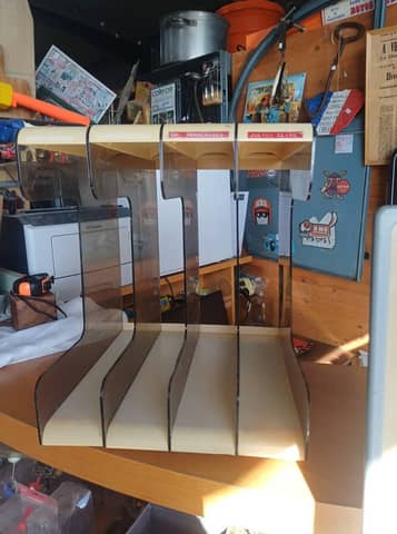 Rangement design vintage rétro espace / casier de bureau modulaire – photo 8