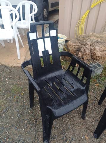 Paire de fauteuils de jardin vintage Henry MASSONNET (Stamp) - Design 70s/80s – photo 3
