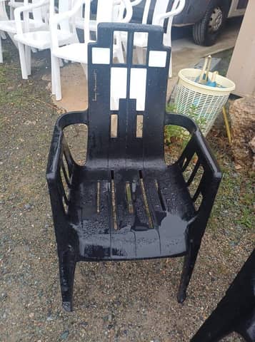 Paire de fauteuils de jardin vintage Henry MASSONNET (Stamp) - Design 70s/80s – photo 4