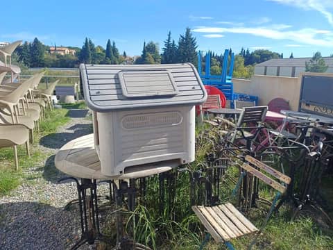 Niche pour chien en plastique PVC résistant - Trappe de toit ouvrante – photo 3